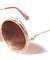 Oversized Accent Ring Round Wholesale Bulk Sunglasses
