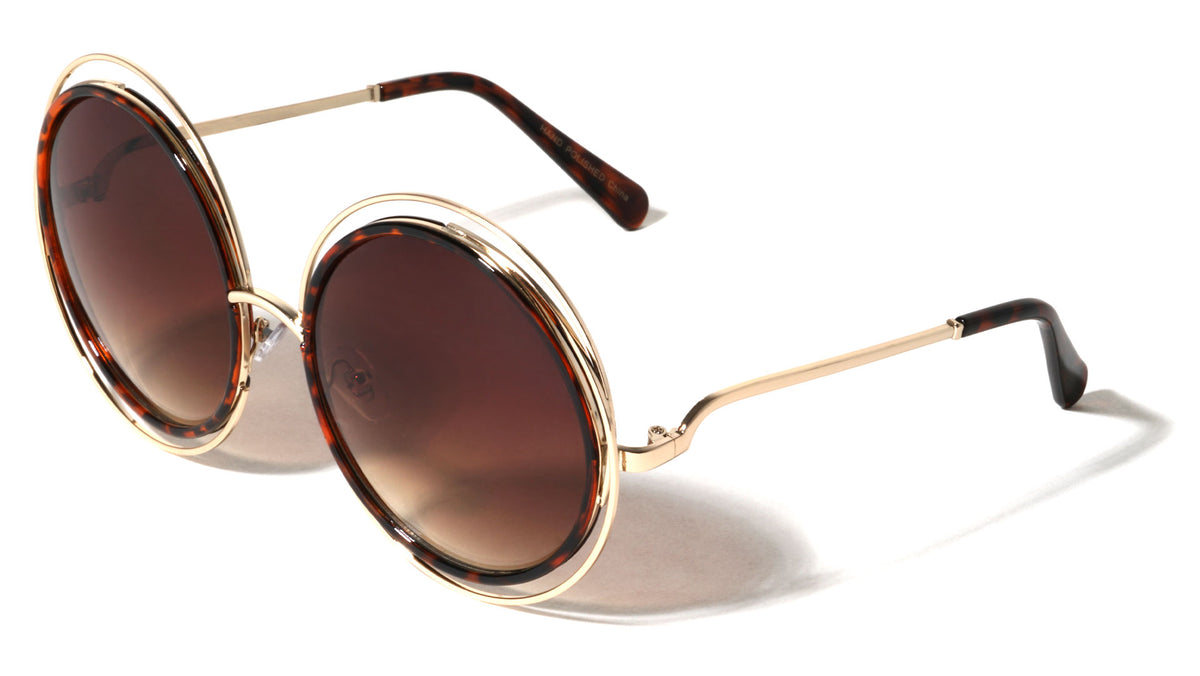 Oversized Accent Ring Round Wholesale Bulk Sunglasses