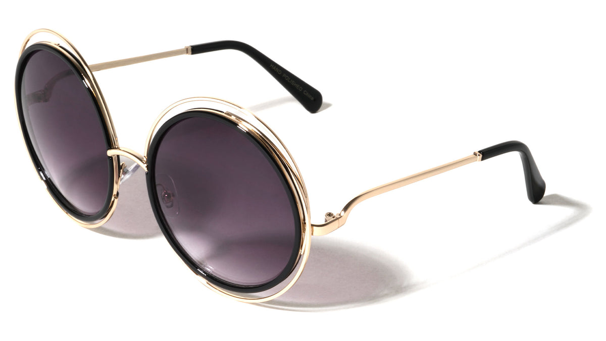 Oversized Accent Ring Round Wholesale Bulk Sunglasses