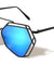 Angled Accent Color Mirror Aviators Wholesale Bulk Sunglasses