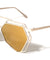 Angled Accent Color Mirror Aviators Wholesale Bulk Sunglasses