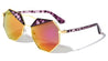 Octagon Color Mirror Fashion Wholesale Sunglasses