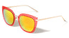 Cat Eye Metal Mesh Fashion Wholesale Sunglasses