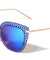 Cat Eye Metal Mesh Fashion Wholesale Sunglasses