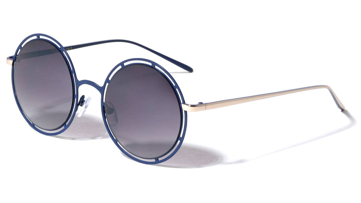 Cutout Frame Round Wholesale Bulk Sunglasses