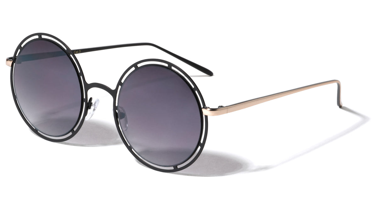 Cutout Frame Round Wholesale Bulk Sunglasses