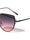 Double Bar Oceanic Color Flat Lens Cat Eye Wholesale Sunglasses