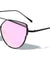 Rose Gold Lens Double Bar Cat Eye Flat Lens Wholesale Bulk Sunglasses