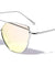 Rose Gold Lens Double Bar Cat Eye Flat Lens Wholesale Bulk Sunglasses