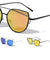 Double Bar Cat Eye Flat Lens Wholesale Bulk Sunglasses