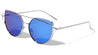 Double Bar Cat Eye Flat Lens Wholesale Bulk Sunglasses
