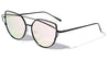 Double Bar Cat Eye Flat Lens Wholesale Bulk Sunglasses