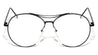 Rounded Aviators Clear Lens Wholesale Bulk Glasses