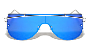 Solid One Piece Flat Top Wholesale Bulk Sunglasses