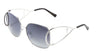 Extended Oval Temple Butterfly Wholesale Bulk Sunglasses