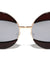 Round Brow & Lip Accent Fashion Wholesale Sunglasses