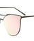 Cat Eye Flat Rose Gold Wholesale Bulk Sunglasses