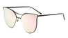 Cat Eye Flat Rose Gold Wholesale Bulk Sunglasses