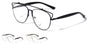 Top Bar Retro Clear Lens Wholesale Bulk Glasses