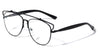 Top Bar Retro Clear Lens Wholesale Bulk Glasses