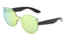 Solid One Piece Lens Cat Eye Wholesale Bulk Sunglasses