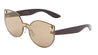 Solid One Piece Lens Cat Eye Wholesale Bulk Sunglasses
