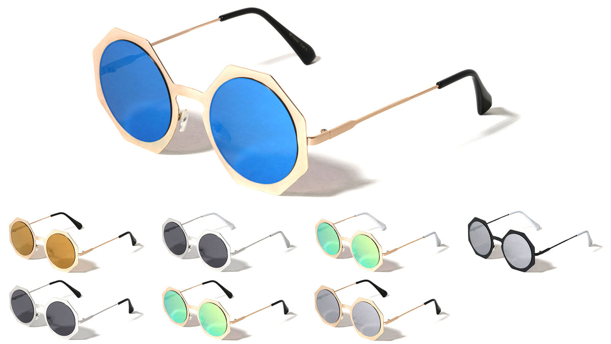 Round Octagon Wholesale Bulk Sunglasses