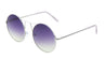 Round Oceanic Color Lens Front Metal Deco Wholesale Bulk Sunglasses