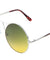 Round Oceanic Color Lens Front Metal Deco Wholesale Bulk Sunglasses