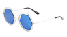 Round Flat Hexagon Wholesale Bulk Sunglasses