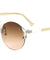 Rimless Retro Oceanic Color Lens Wholesale Bulk Sunglasses