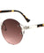 Rimless Retro Oceanic Color Lens Wholesale Bulk Sunglasses