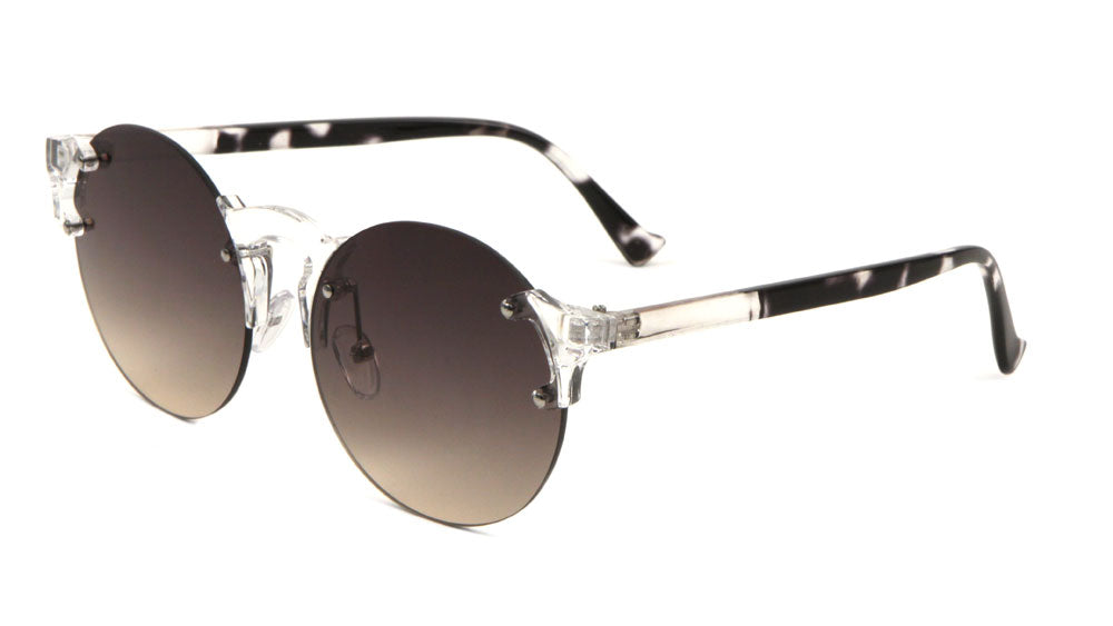 Rimless Retro Oceanic Color Lens Wholesale Bulk Sunglasses