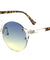 Rimless Retro Oceanic Color Lens Wholesale Bulk Sunglasses