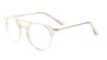 Retro Style Thin Brow Bar Clear Lens Aviators Wholesale Bulk Glasses