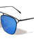 Bridgeless Retro Top Bar Sunglasses Wholesale