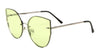 Rimless Cat Eye Fashion Wholesale Sunglasses