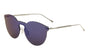 Rimless Solid One Piece Retro Color Mirror Bulk Sunglasses