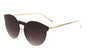 Rimless Solid One Piece Retro Color Mirror Bulk Sunglasses