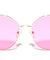 Frosted Bottom Lens Geometric Fashion Cat Eye Wholesale Sunglasses