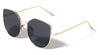 Frosted Bottom Lens Geometric Fashion Cat Eye Wholesale Sunglasses