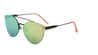 Rimless Retro Style Flat Color Mirror Bulk Sunglasses
