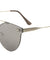 Rimless Retro Style Flat Color Mirror Bulk Sunglasses
