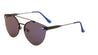 Rimless Retro Style Flat Color Mirror Bulk Sunglasses