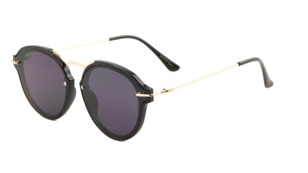 Retro Bridgeless Keyhole Fashion Wholesale Sunglasses