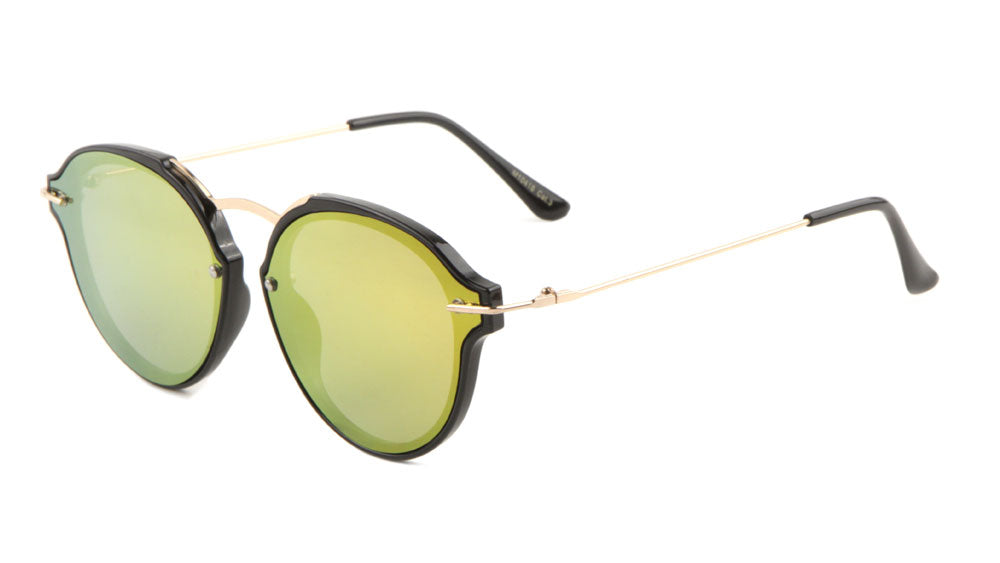 Retro Bridgeless Keyhole Fashion Wholesale Sunglasses