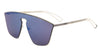 Relief Solid One Piece Lens Fashion Wholesale Sunglasses