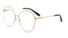 Rimless Rounded Cat Eye Clear Lens Wholesale Bulk Glasses