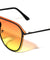 Rimless Solid One Piece Keyhole Nose Oceanic Color Wholesale Bulk Sunglasses