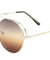 Rounded Aviators Oceanic Color Lens Wholesale Sunglasses